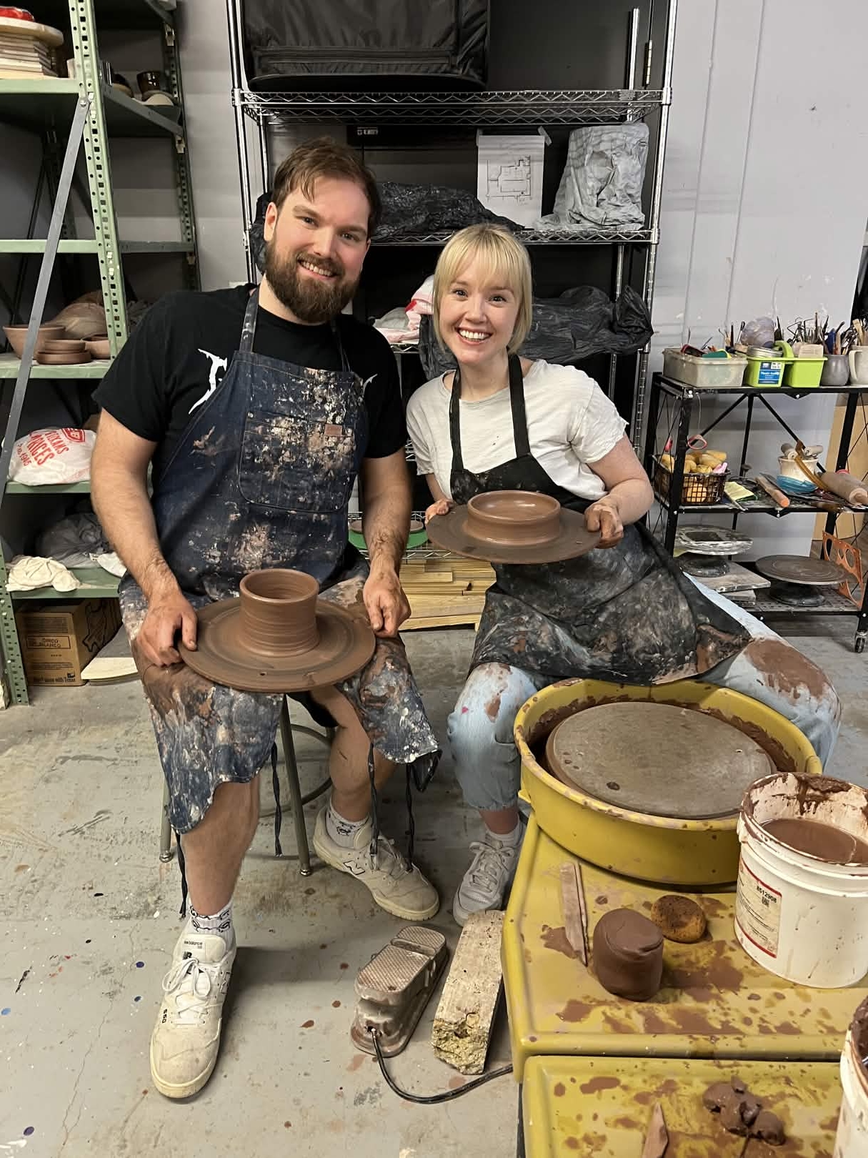 Robert and Chelsey making a date night memorable.