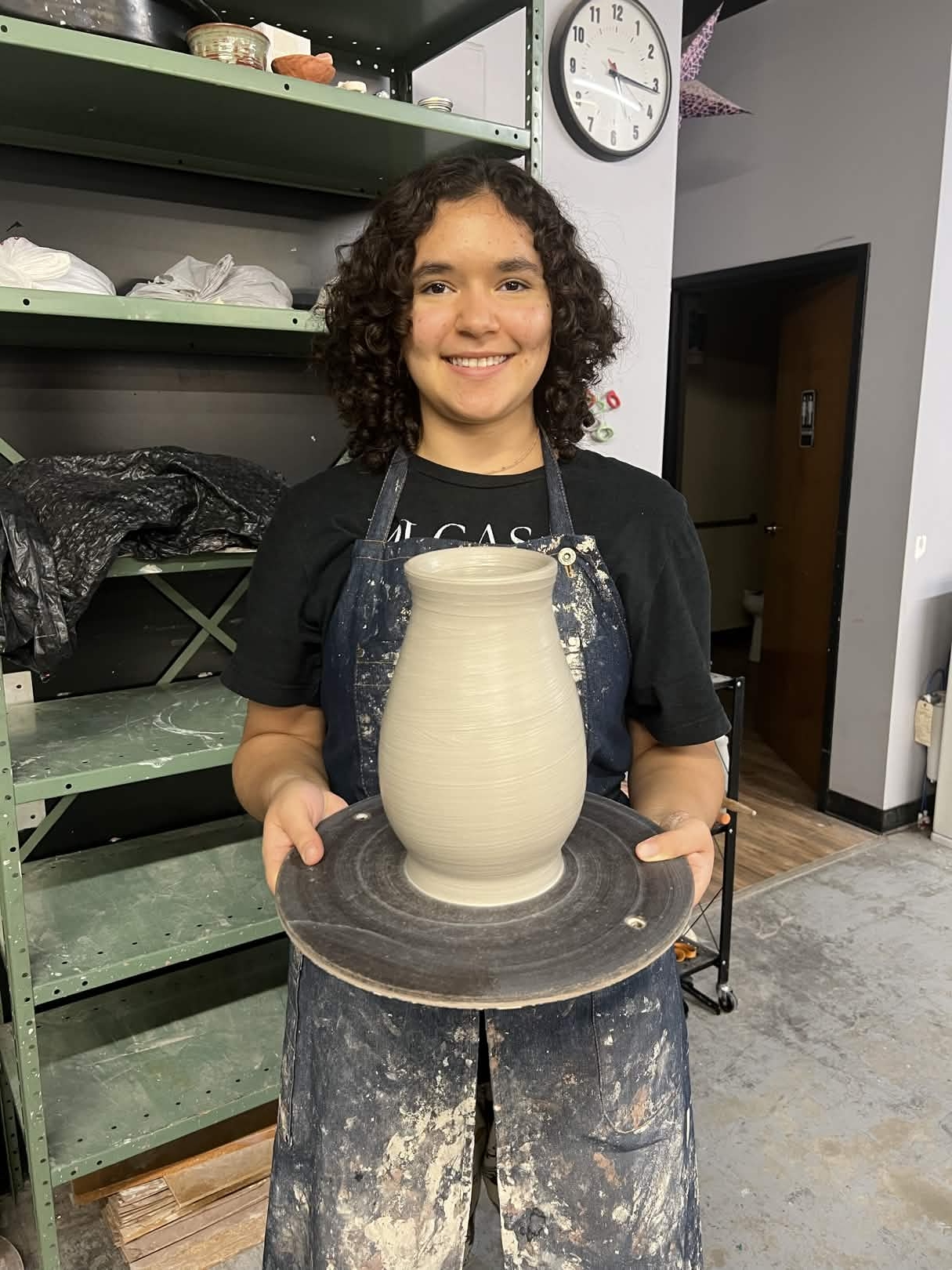 Ava showing off years of practice.